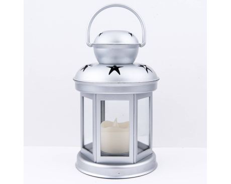 Lampion Latarenka Srebrny