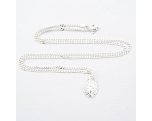 Medalik Matka Boska Niepokalana Łańcuszek Do Komunii