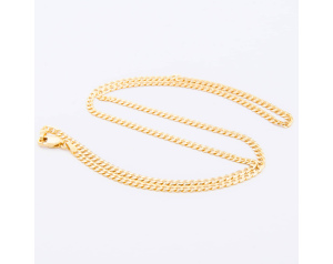 Łańcuszek pozłacany pancerka 50 cm