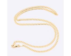 Łańcuszek pozłacany pancerka 50 cm