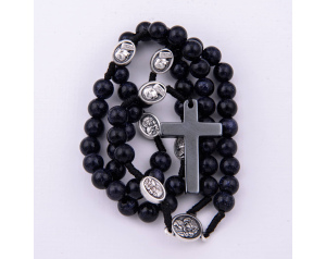Różaniec Maryjny Na Sznurku z Kamieni Noc Kairu