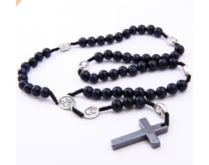 Różaniec Maryjny Na Sznurku z Kamieni Noc Kairu