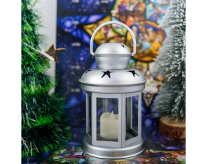 Lampion Latarenka Srebrny