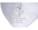 Szatka Do Chrztu Serce Biała Aniołek