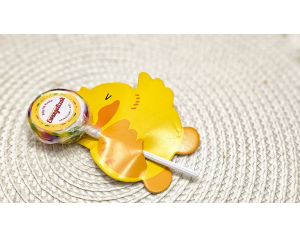 Upominek dla Dzieci Lizak Bóg Cię Kocha Kaczuszka