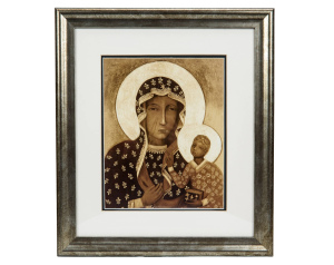 Obraz Religijny Matka Boska Częstochowska Sepia