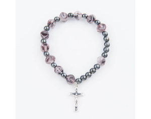 Różaniec Bransoletka 10 Wrzos