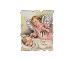 Magnes Aniołek Latarenka Różowy