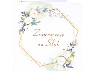 Zaproszenie Na Ślub Białe Róże