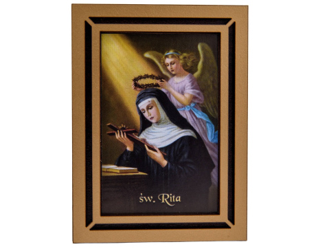 Obrazek Święta Rita z podstawką