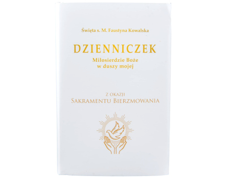 Dzienniczek świętej Siostry Faustyny Biały na Bierzmowanie