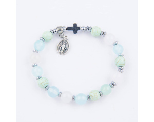 Bransoletka Różaniec Kolor Miętowy