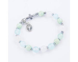 Bransoletka Różaniec Kolor Miętowy