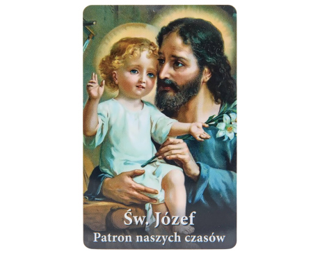 Karta Z Modlitwą - Święty Józef