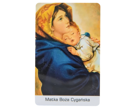 Karta Z Modlitwą - Matka Boża Cygańska