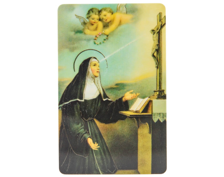 Karta Z Modlitwą - Święta Rita