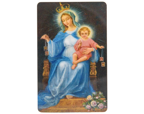 Karta Z Modlitwą - Matka Boża Szkaplerzna