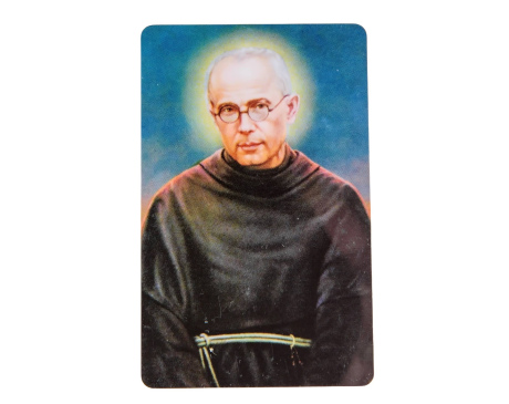 Karta Z Modlitwą - Św. Maksymilian Kolbe