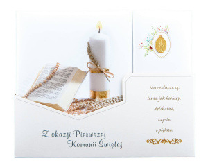 Pamiątka Pierwszej Komunii Świętej Świeca