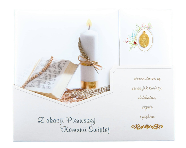 Pamiątka Pierwszej Komunii Świętej Świeca