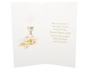 Kartka na komunie Pamiątka I Komunii Świętej dla Dziewczynki z Kopertą wz.2