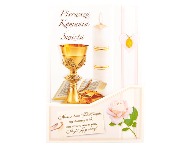 Pierwsza Komunia Święta z Medalikiem