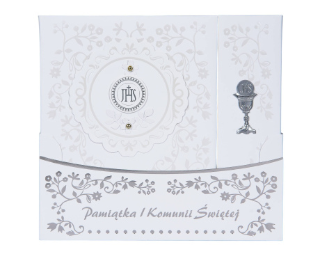 Pamiątka Pierwszej Komunii Świętej Srebrna