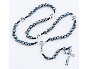 Różaniec Komunijny Dla Chłopca Hematyt