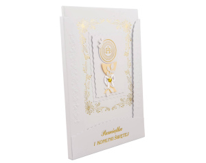 Pamiątka Pierwszej Komunii Świętej Kielich Złoty