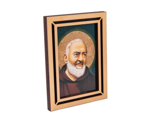 Obrazek religijny Mały z podstawką o.Pio