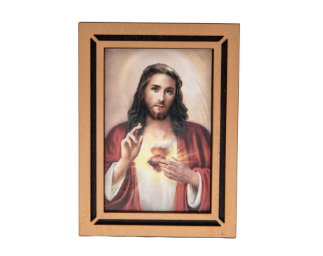 Obrazek religijny Mały z podstawką Serce Jezusa