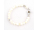 Bransoletka Biała z symbolem Ducha Św.