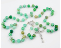 Różaniec z Kamieni Naturalnych 8 mm – Zielony, Ręcznie Robiony na Prezent