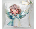 Poduszka z Aniołkiem Akwarela
