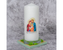 Świeca Biała Liturgiczna Święta Rodzina