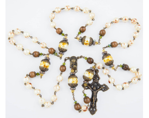 Różaniec Antyk Jasny