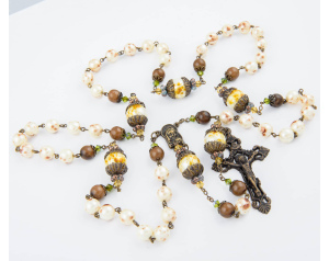 Różaniec Antyk Jasny