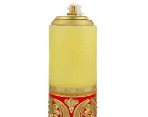 Świeca ołtarzowa olejowa żółta