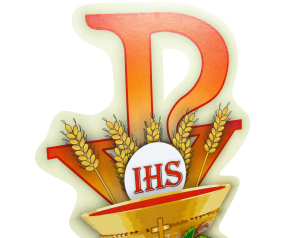 Emblemat na Boże Ciało Symbol Jezusa (Komplet 5 szt.) - Dekoracja na Boże Ciało