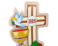 Emblemat na Boże Ciało Krzyż z Winogronem (Komplet 5 szt.) - Symbol Eucharystyczny, Dekoracja