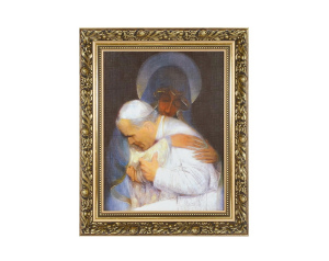 Obraz Jan Paweł II w objęciach Maryi