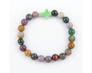 Różaniec Bransoletka z Kamienia Zielona