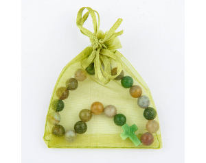 Różaniec Bransoletka z Kamienia Zielona