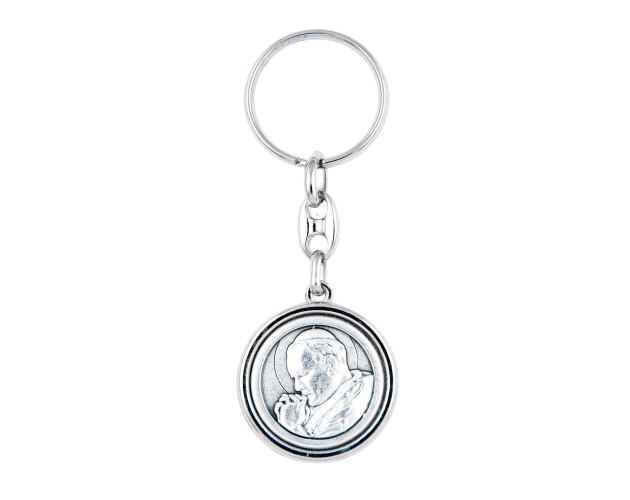 Brelok metalowy  św. Jan Paweł II