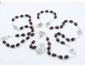 Różaniec do Matki Boskiej Bolesnej Brązowy