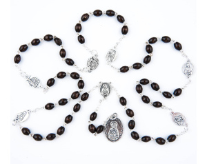 Różaniec do Matki Boskiej Bolesnej Brązowy