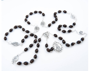 Różaniec do Matki Boskiej Bolesnej Brązowy