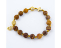 Różaniec Bransoletka Premium Jaspis Kalahari Mat.Hematyt