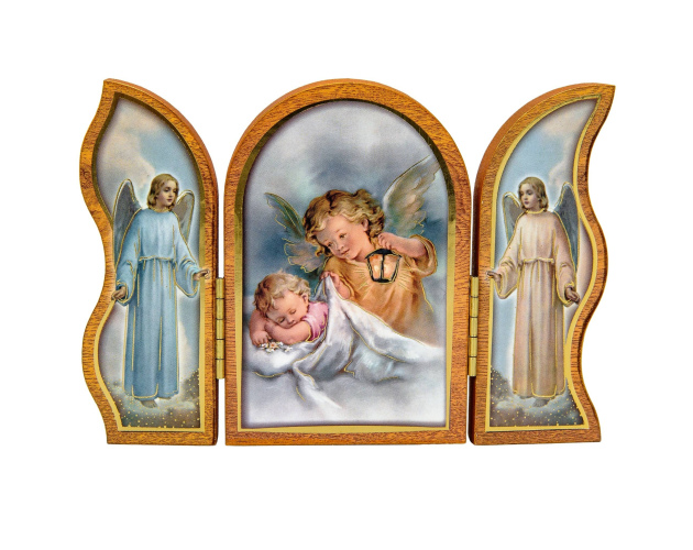 Obrazek Tryptyk Aniołek Latarenka
