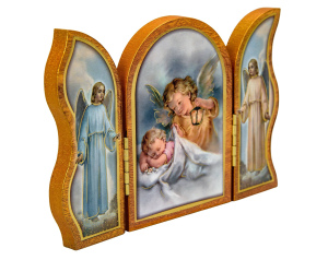 Obrazek Tryptyk Aniołek Latarenka